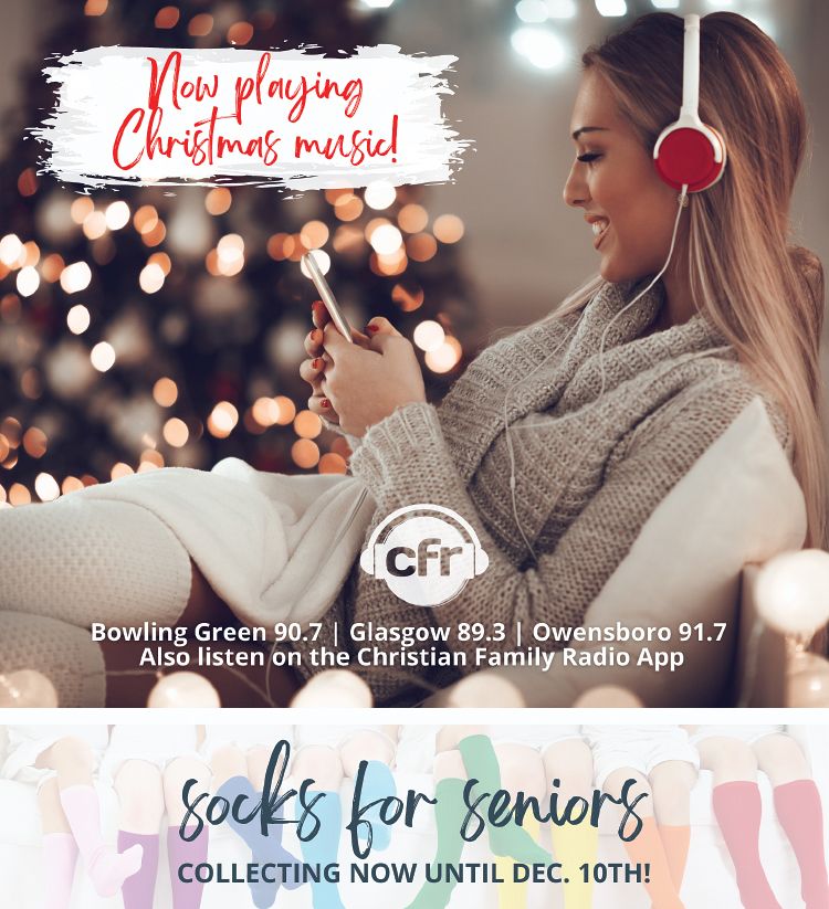 CFR, Christian Family Radio, Socks for Seniors.