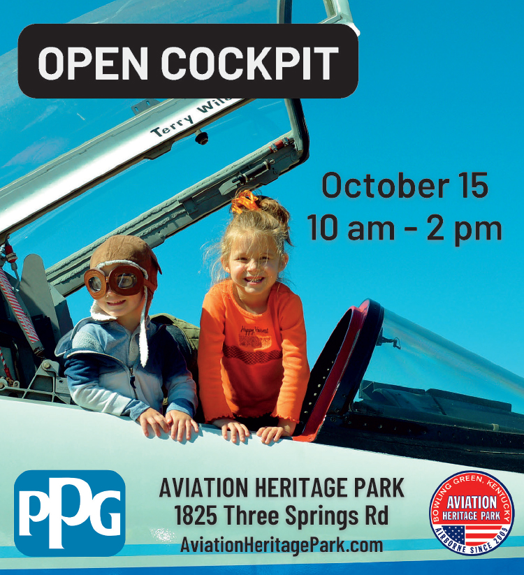 Aviation Heritage Park Open Cockpit Day.