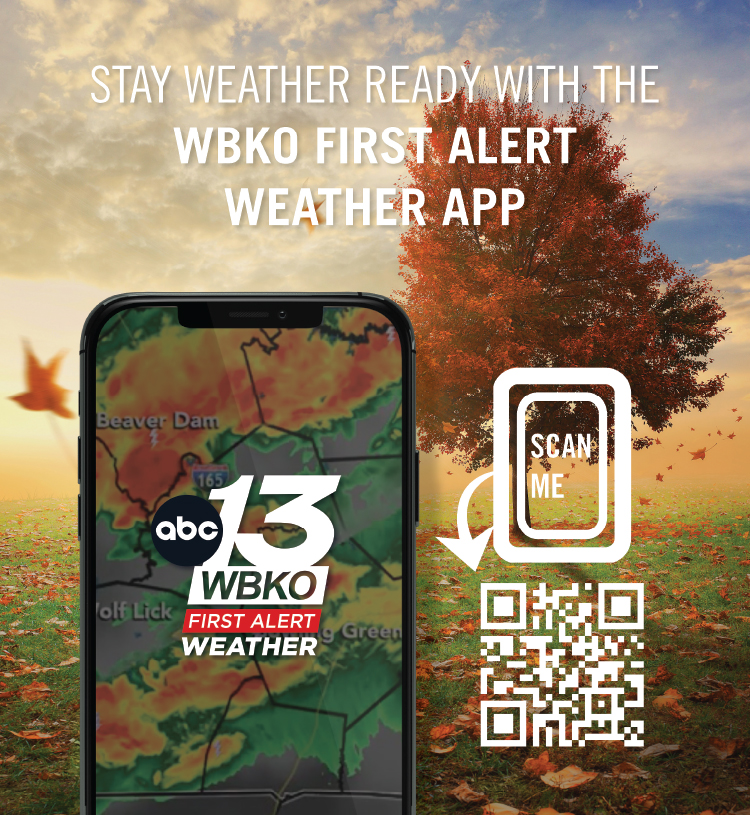 WBKO-TV weather app. First Alert Weather.