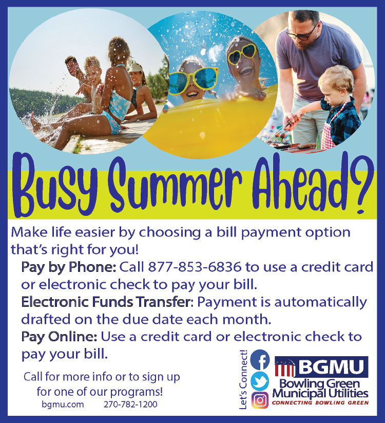 BGMU Bowling Green Municipal Utilities Busy Summer Ahead