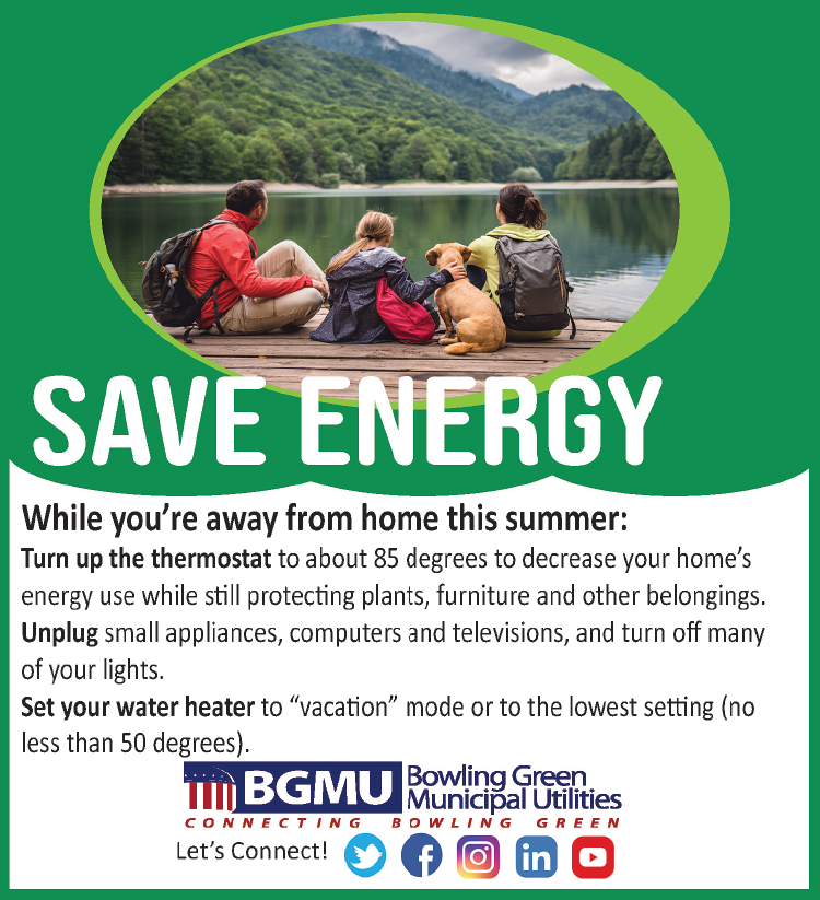 Bowling Green Municipal Utilities Save Energy ad
