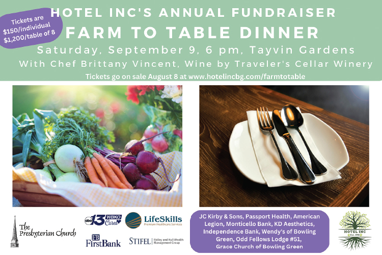 Hotel Inc's Annual Fundraiser Farm To Table Dinner