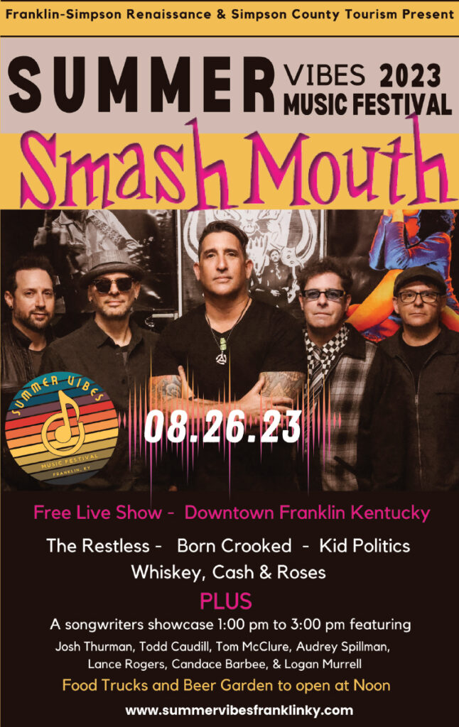 Franklin Kentucky's Summer Vibes Music Festival featuring Smash Mouth