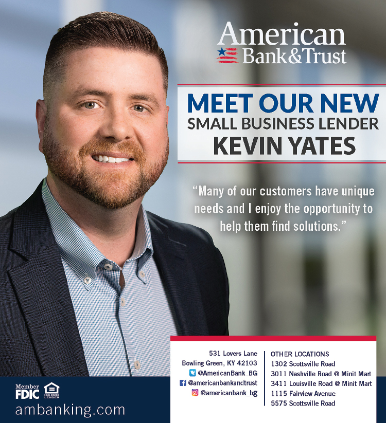 Meet the new small business lender, Kevin Yates, at American Bank & Trust
