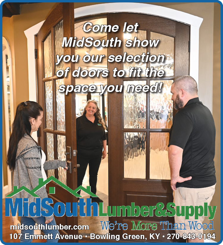 Come let MidSouth Lumber show you our selection of doors to fit the space you need.