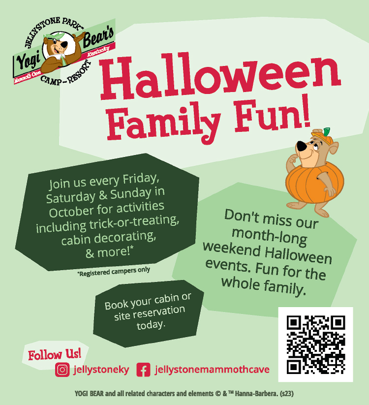 Have some spooky Halloween Family Fun at Yogi Bear's Jellystone Park, Camp & Resort