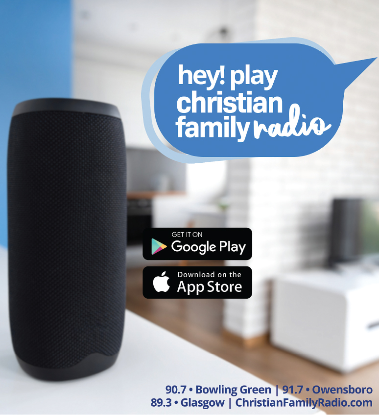 Hey! Play Christian Family Radio in your car and at home. Available on Google Play or on the Apple App Store.