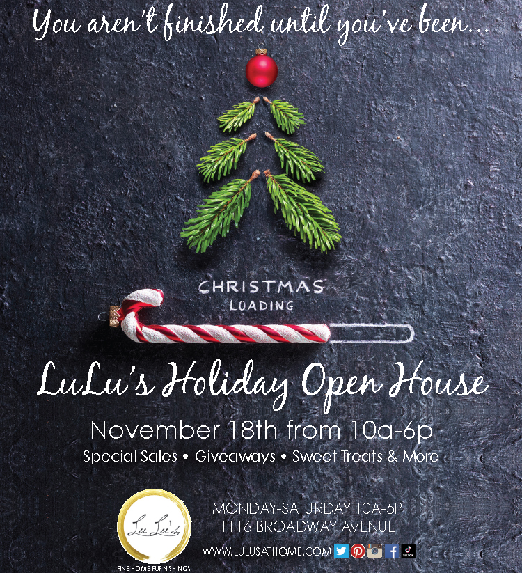 LuLu's Holiday Open House is November 18th