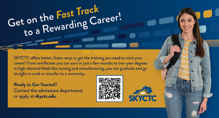 Get on the fast track to a rewarding career at SKYCTC
