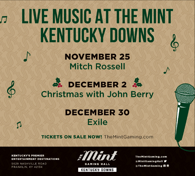 Live music at The Mint Kentucky Downs