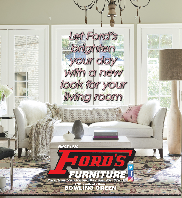 Let Ford's Furniture brighten your day with a new look for your living room