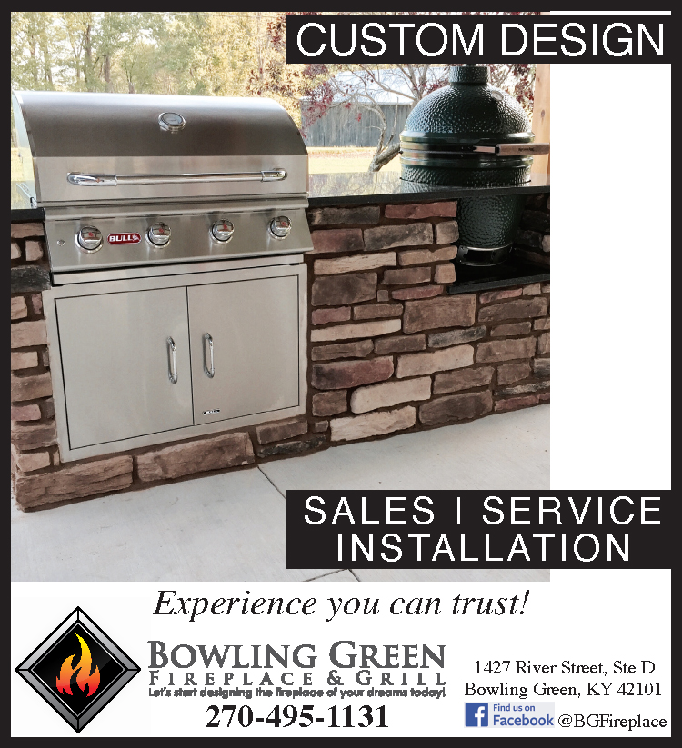 Bowling Green Fireplace & Grill, custom design, sales service and installation