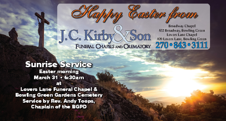 Happy Easter from J. C. Kirby & Son