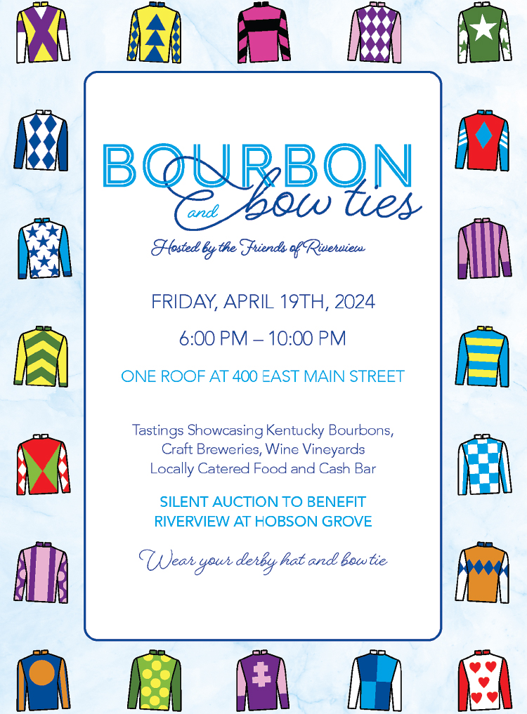 Bourbon and Bow Ties hosted by the Friends of Riverview