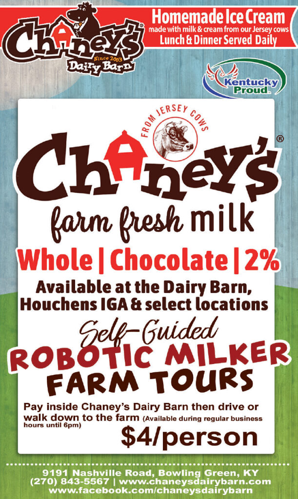 Chaney's Farm Fresh Milk and homemade ice cream