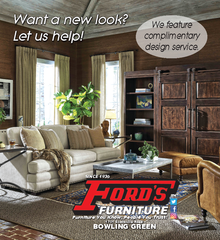 Get a beautiful new look for your home with a visit to Ford's Furniture