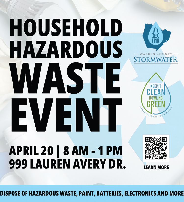 Warren County Household Hazardous Waste Day April 20th