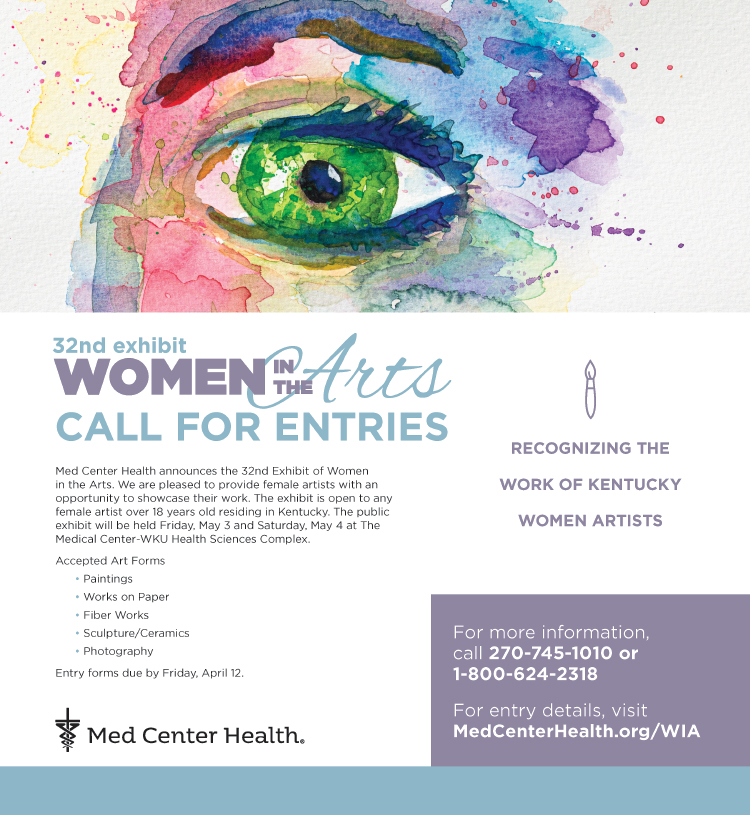Med Center Health announces call for entries for Women in the Arts Exhibit