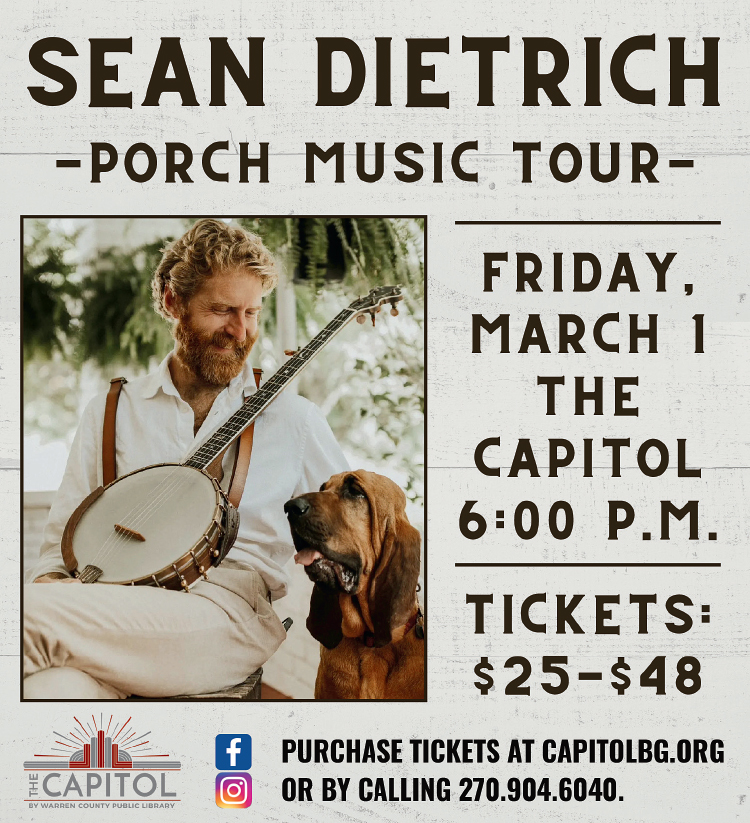Sean Dietrich Porch Music Tour at The Capitol 