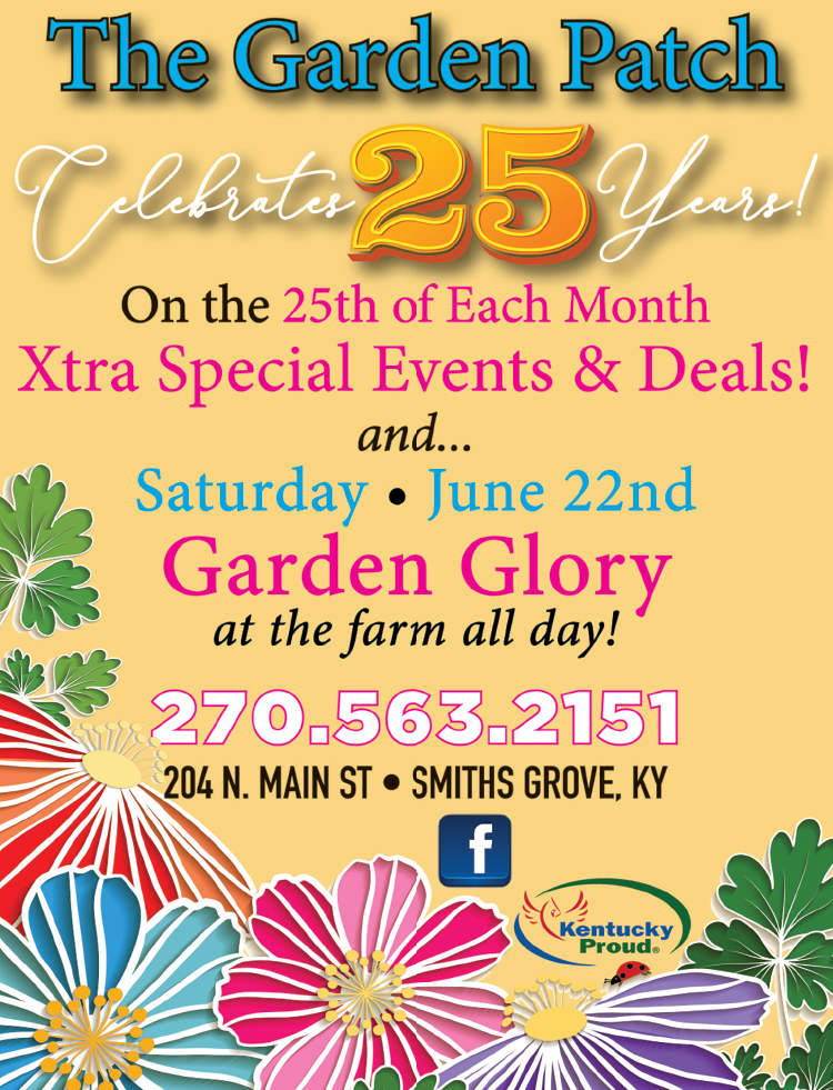 The Garden Patch... celebrating 25 years with extra special events and deals.