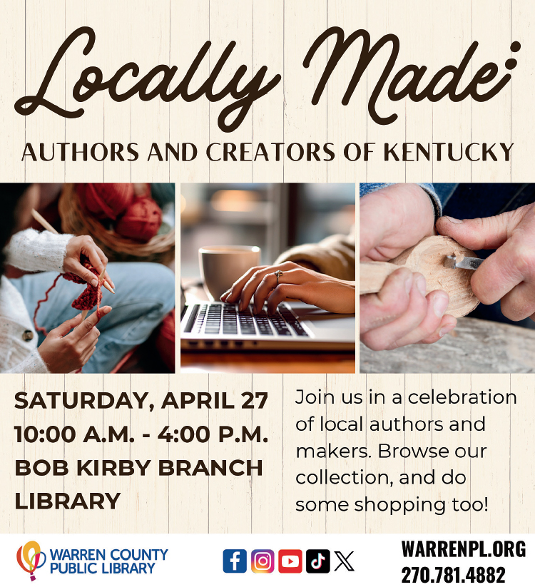 Locally Made: Authors and Creators of Kentucky with the Warren County Public Library