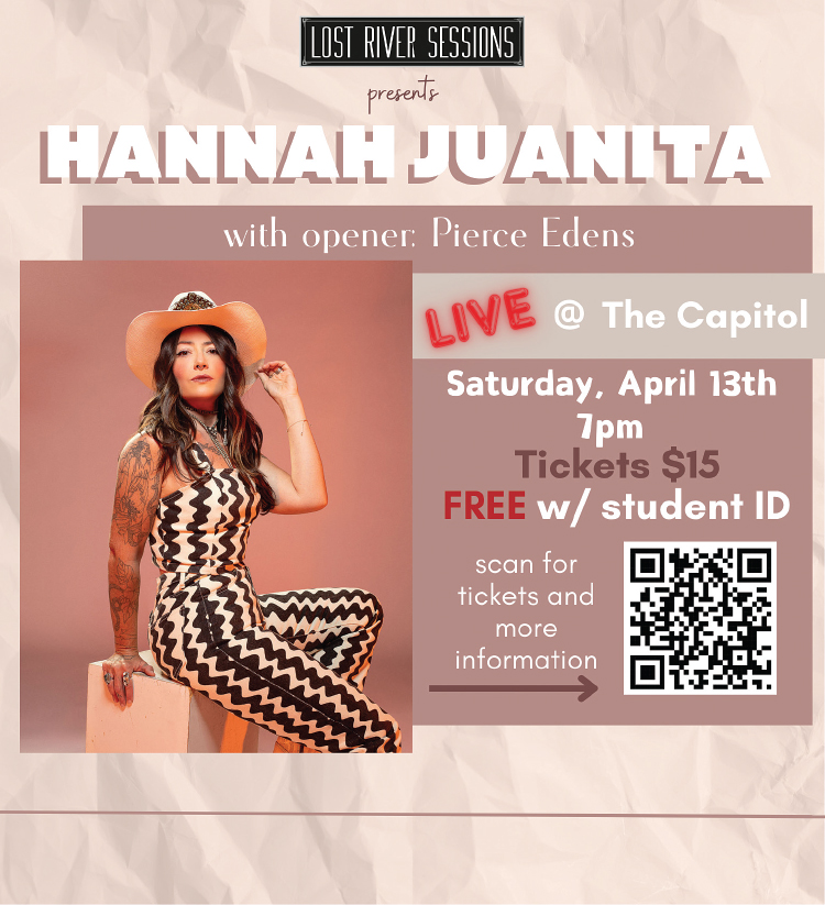 Lost River Sessions presents Hannah Juanita in concert