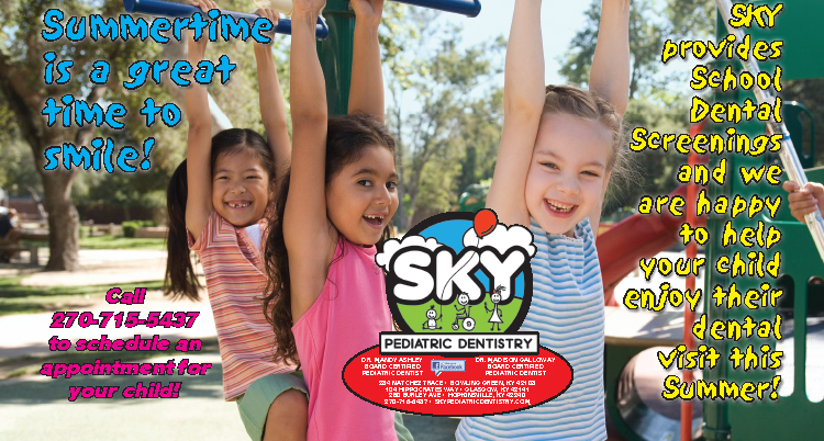SKY Pediatric Dentistry says Summertime is a great time to smile