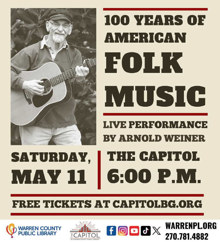 100 Years of American Folk Music by Arnold Weiner at The Capitol 5/11