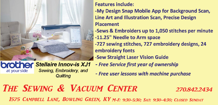 All your sewing needs from The Sewing & Vacuum Center