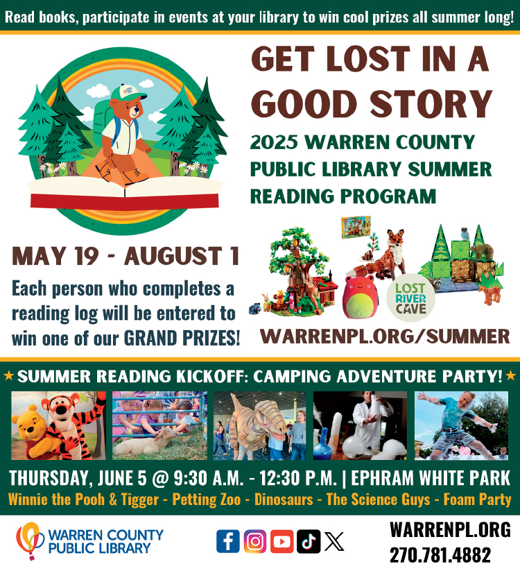 Read books... participate in events at Warren County Public Library