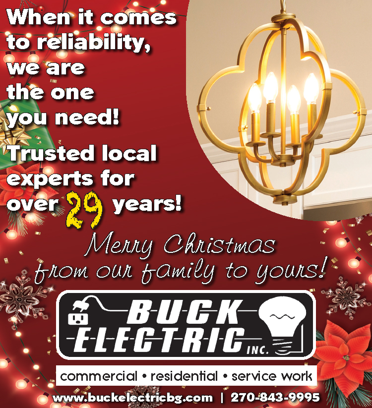 Merry Christmas from the Buck Electric Family.