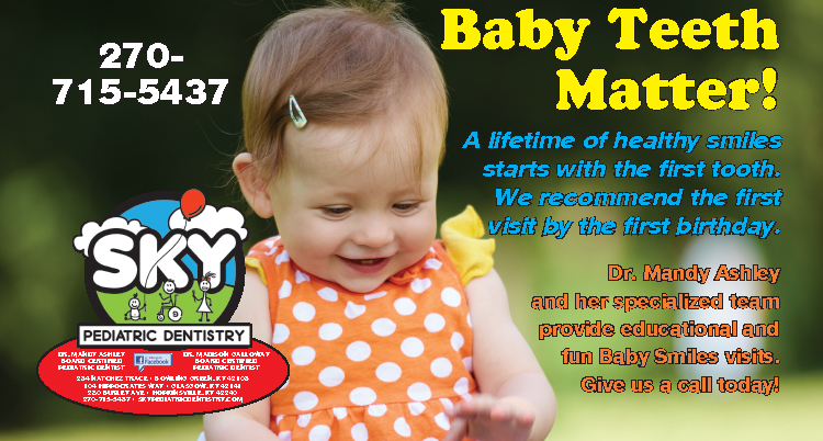 Baby teeth matter at SKY Pediatric Dentistry