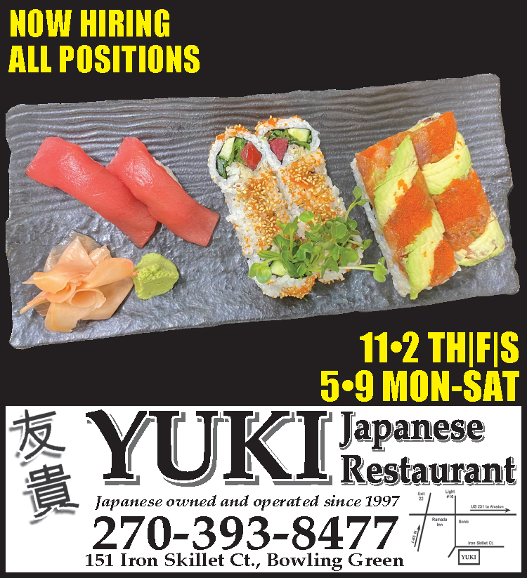 Yuki Japanese Restaurant... Japanese owned and operates since 1997.