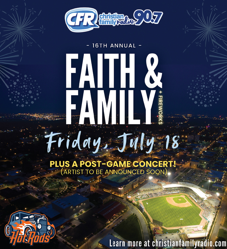 Christian Family Radio Faith & Family Day July 18.