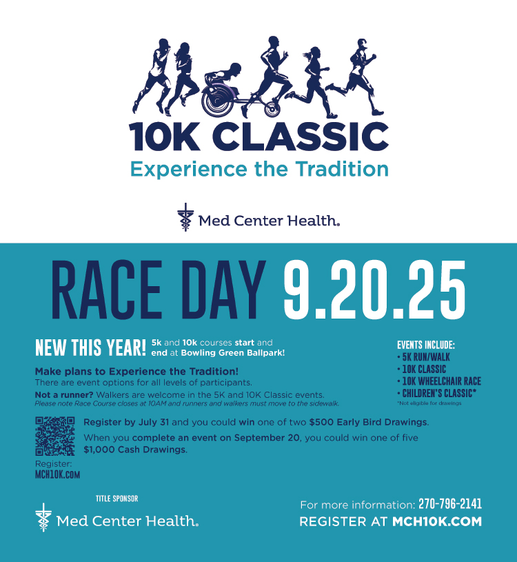 Experience the Tradition... the Med Center Health 10K Classic.