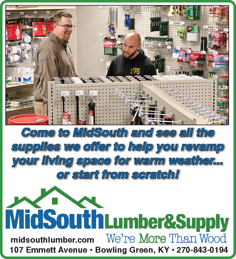 All your home remodeling needs from the team at MidSouth Lumber & Supply. 