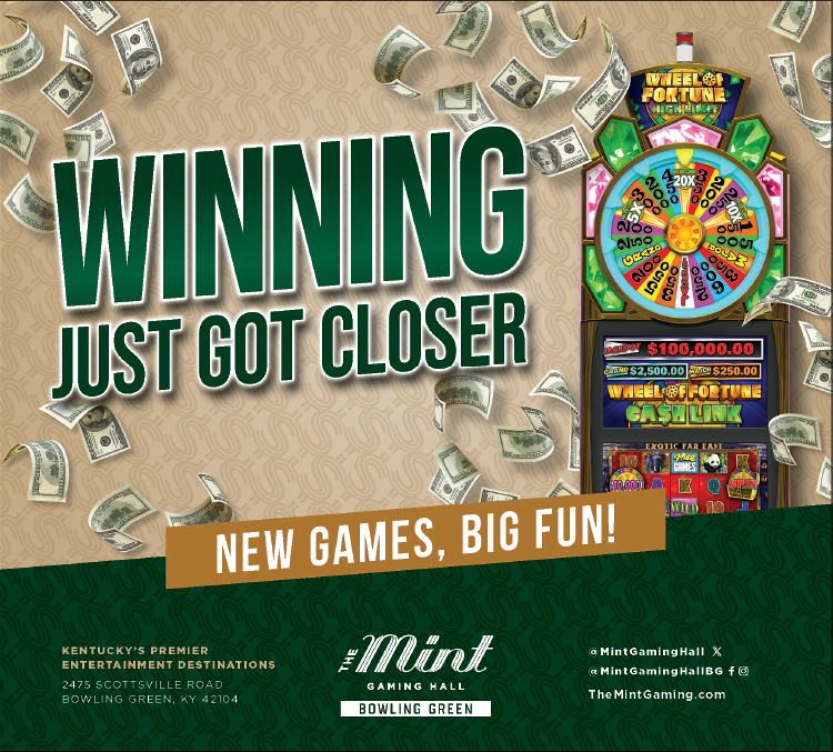 New Games. Big Fun! Winning just got closer at The Mint Gaming Hall.