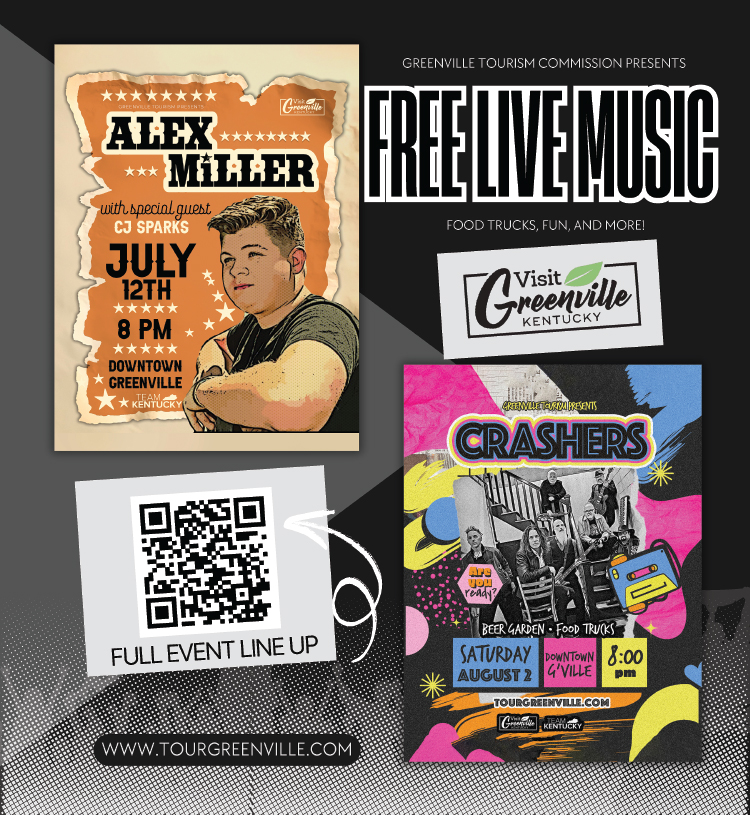 Alex Miller and the Crashers... free live music in Greenville, KY.
