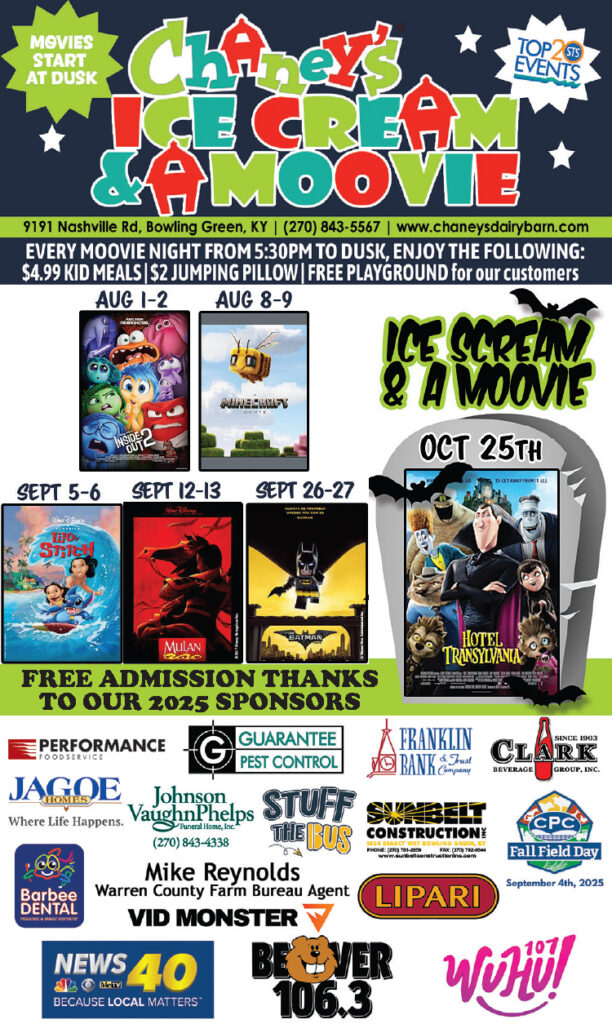 Chaney's Ice Cream & A Moovie