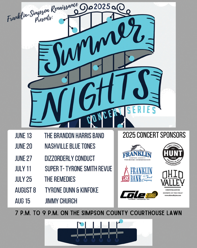 Franklin-Simpson Renaissance presents Summer Nights Concert Series,