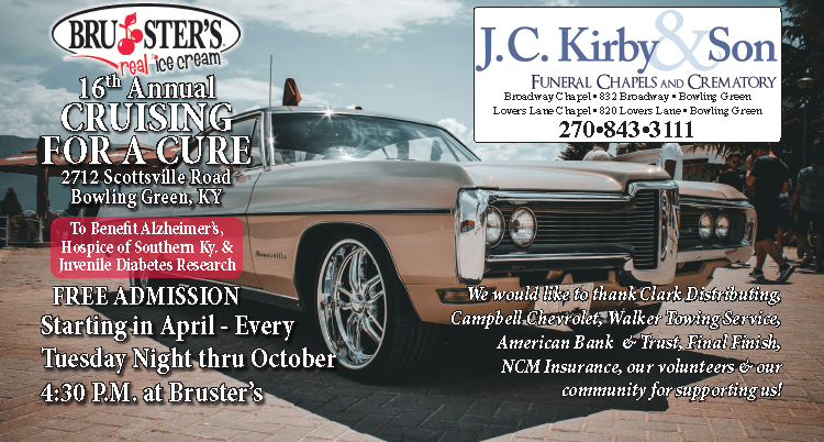J.C. Kirby & Son Funeral Chapels presents the Annual Crusing For A Cure.