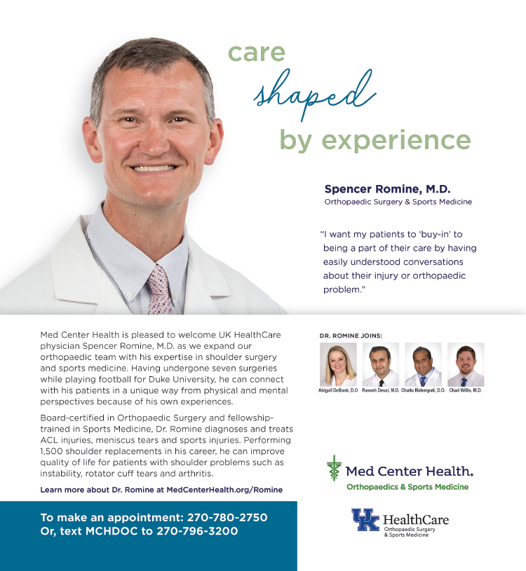 Care shaped by experience... Med Center Health.