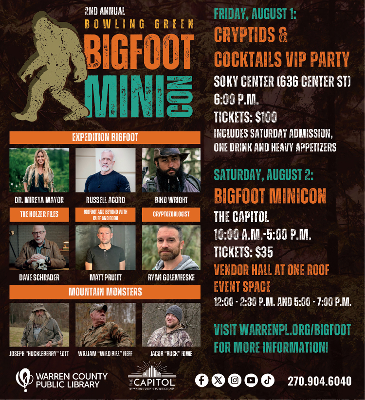 Bowling Green BigFoot MiniCon presented at The Capitol by WCPL.