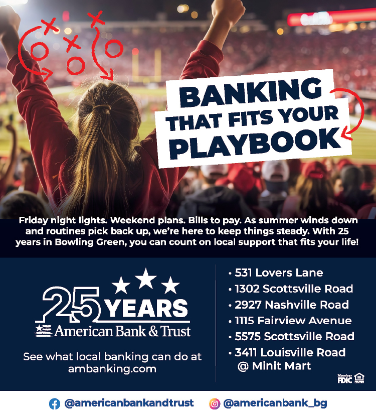 American Bank & Trust, 25 years of banking that fits you.