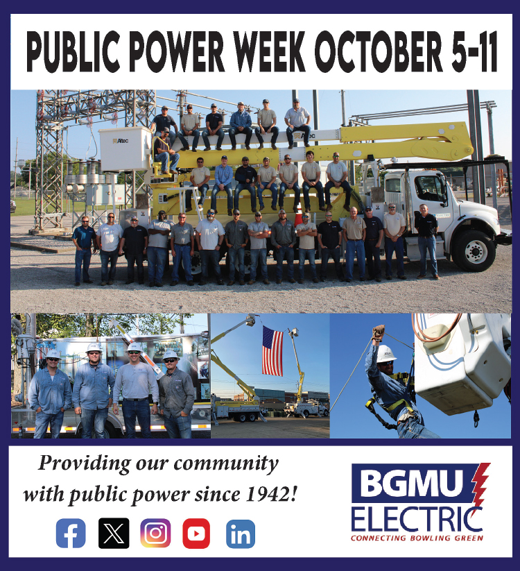 BGMU Electric celebrates Public Power Week October 5-11.
