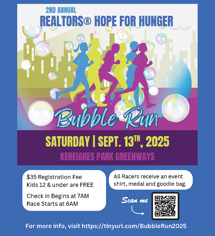 Run for a cause: Realtors host Bubble Run to fight hunger