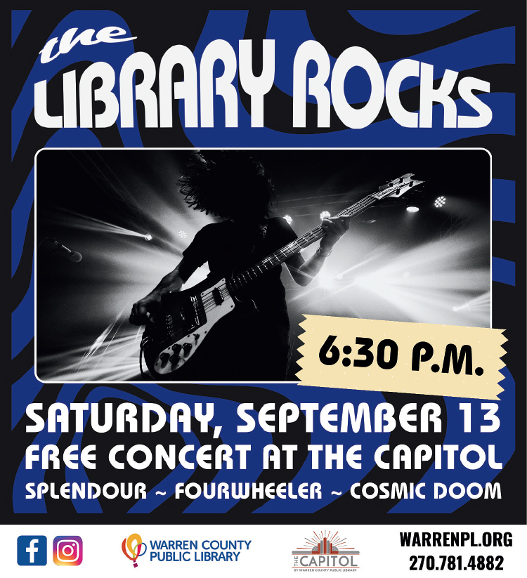 The Warren County Public Library presents The Library Rocks at The Capitol. 