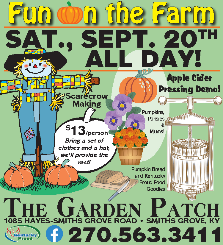 Fun on the farm at The Garden Patch in Smiths Grove, KY.