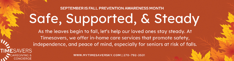 TimeSavers Caregiving and Concierge... safe, supported and steady.