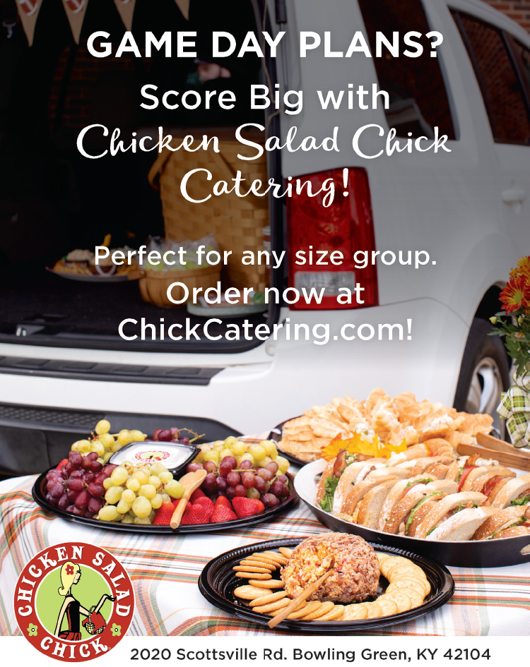 You tailgate party can score big with catering from Chicken Salad Chick.